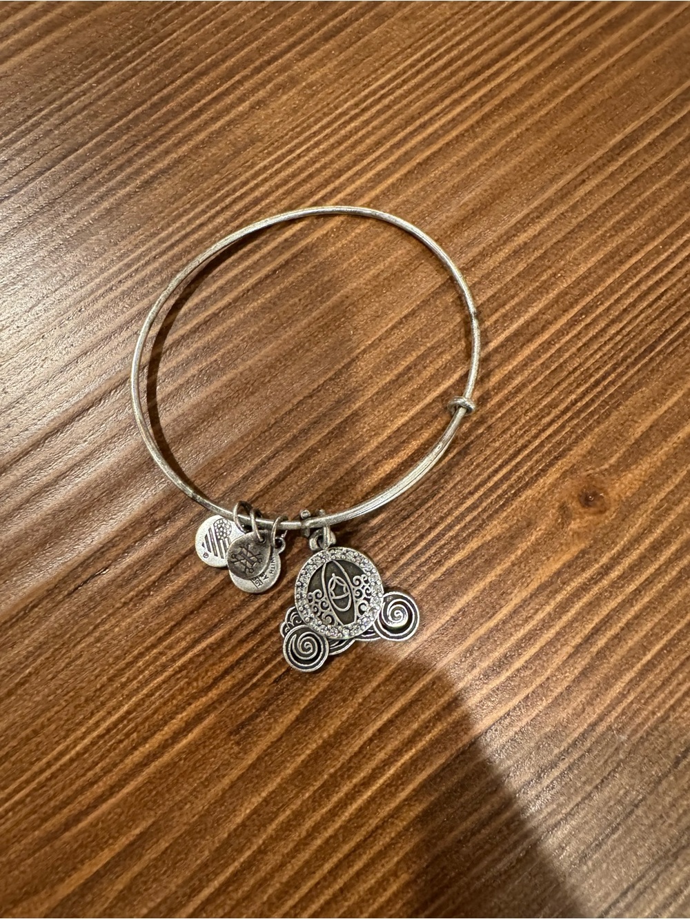 Disney Alex and Ani Cinderella Carriage Bangle Bracelet